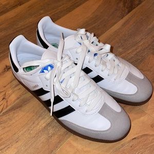 Adidas Sambas White Gum Size W 8
